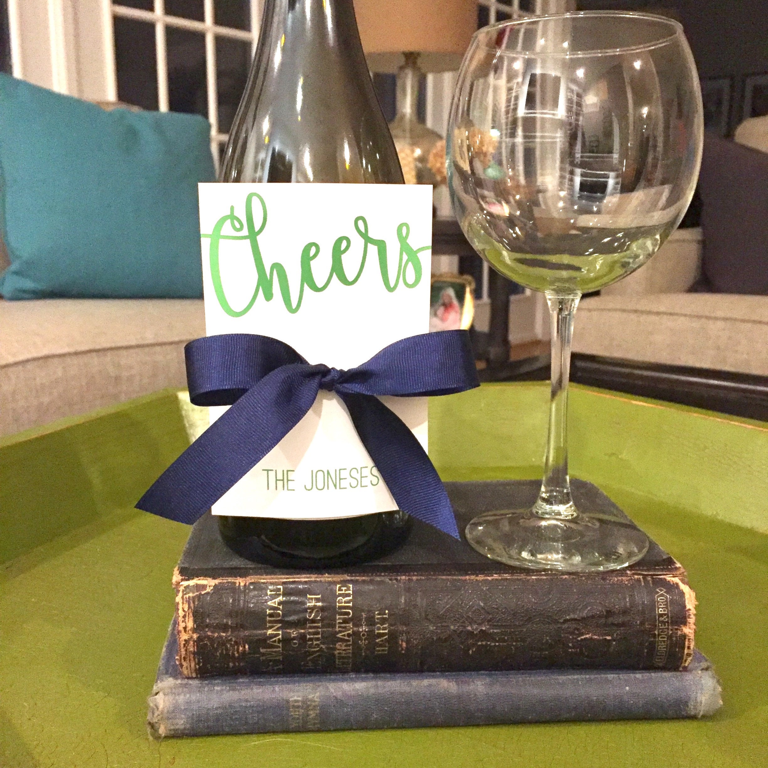 Editable Personalized Wine Gift Tags INSTANT DOWNLOAD Etsy