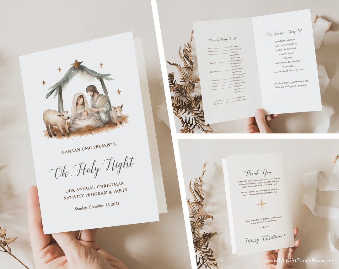 Christmas Nativity Program Ideas