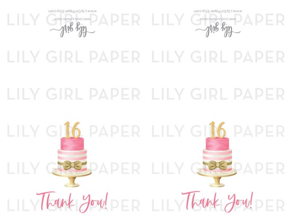 Sweet 16 Birthday Imprintable Thank You Notes by Hallmark 149176 8 count Sweet 16 Birthday Imprintable Thank You Notes by Hallmark 149176 8 count