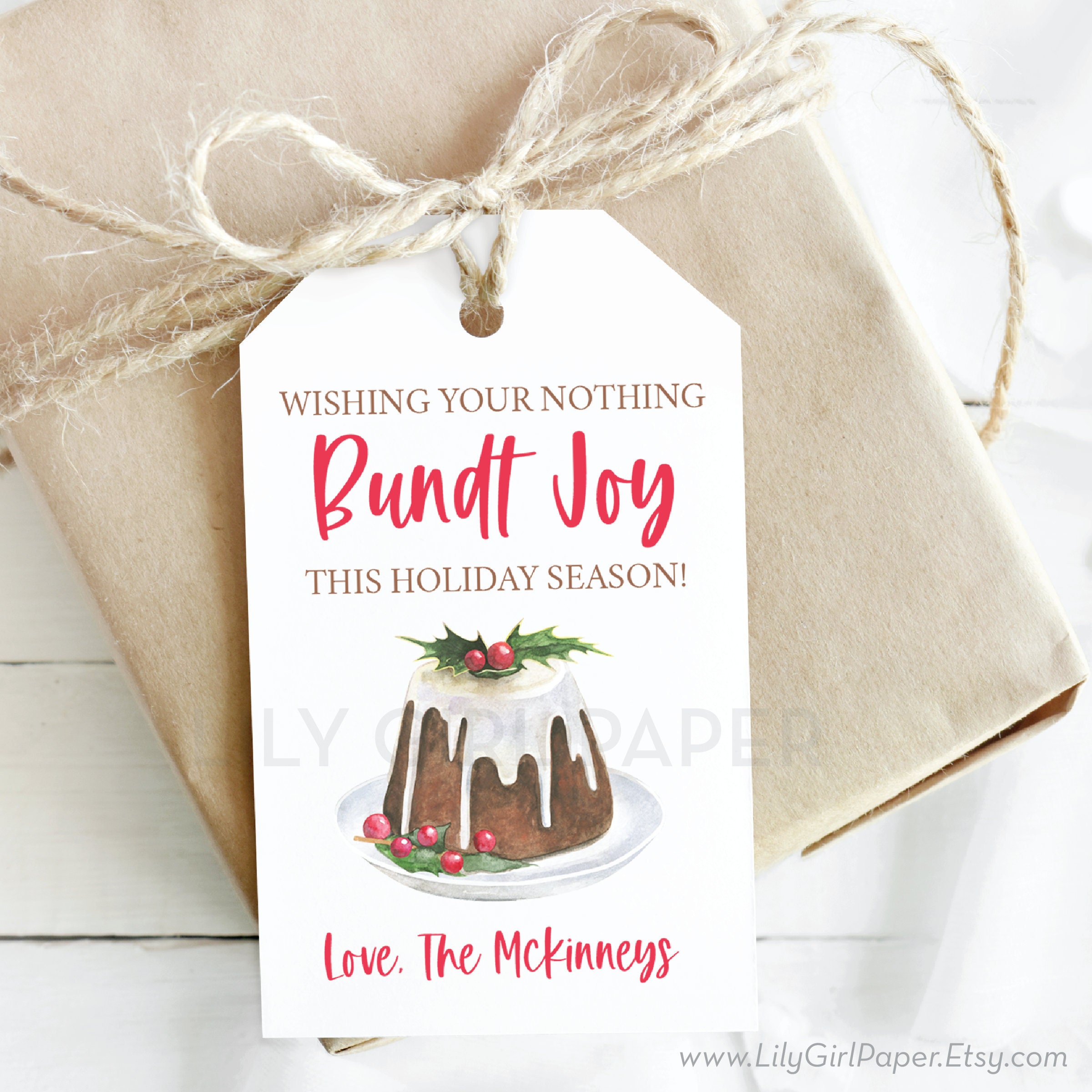 Christmas Mini Bundt Cakes - Two Sisters