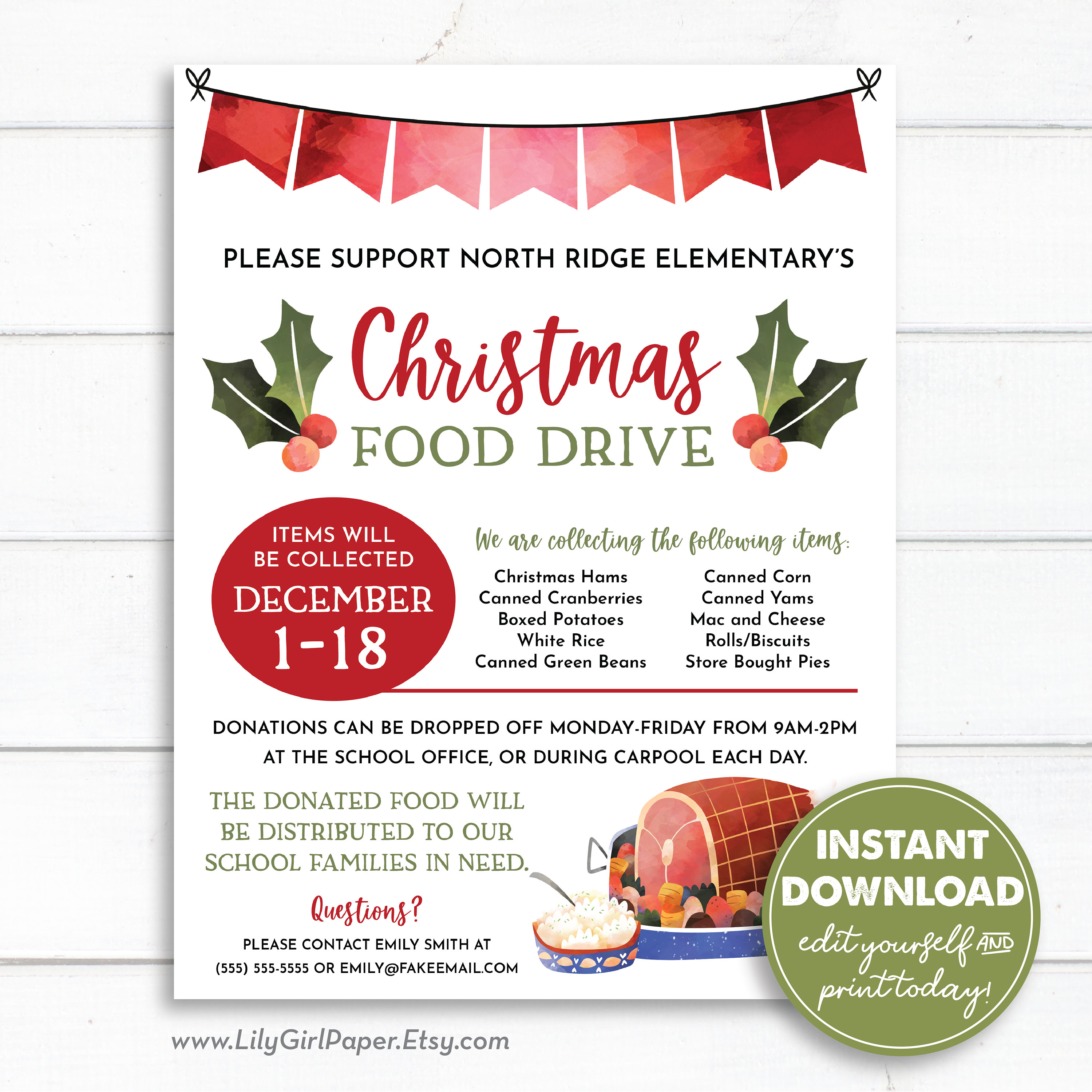 editable-christmas-food-drive-flyer-template-8-5x11-pta-pto-etsy