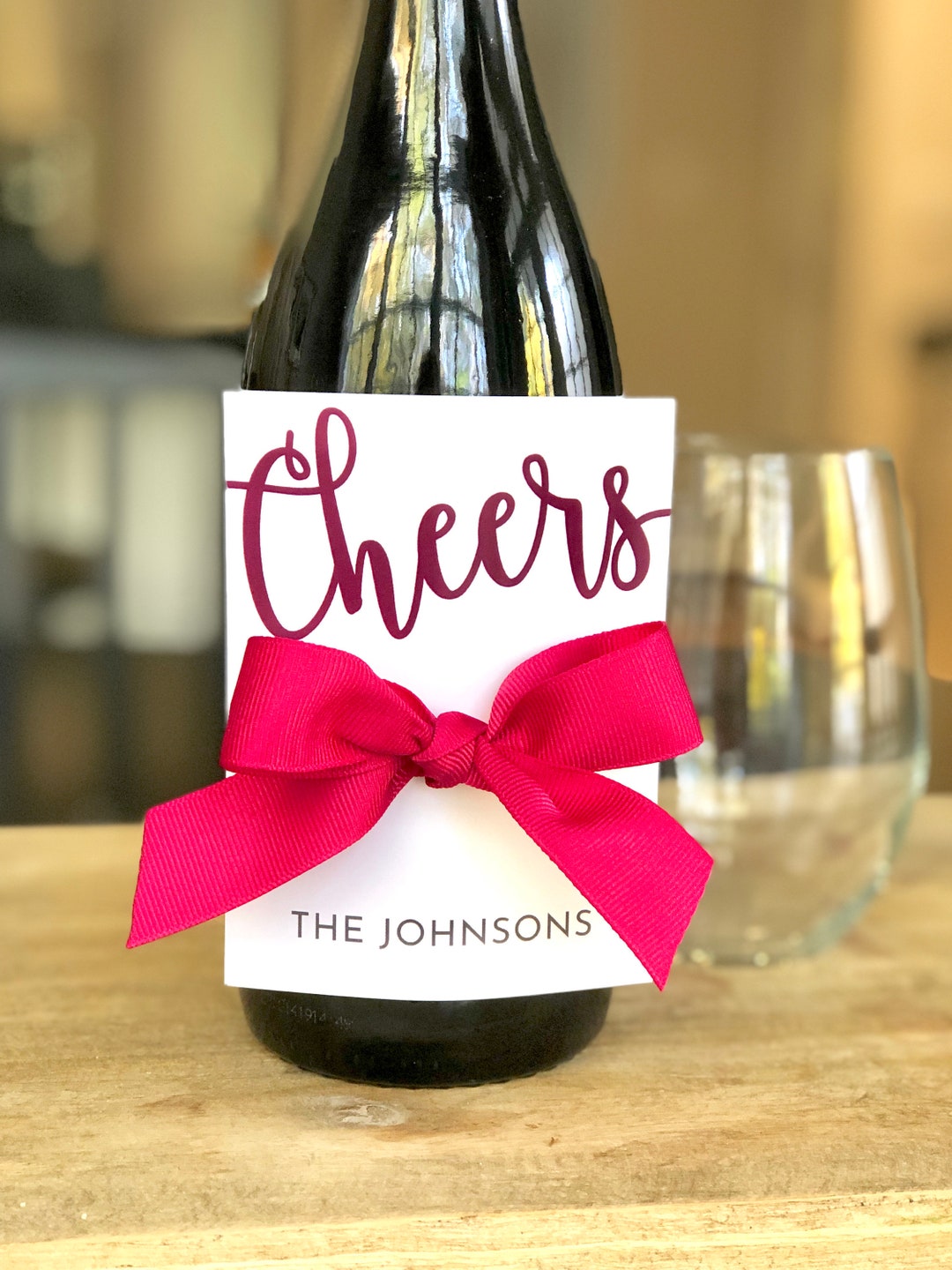 Editable Personalized Wine Gift Tags INSTANT DOWNLOAD Etsy