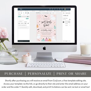 May include: A pink and white printable invitation for a first birthday party with a Halloween theme. The invitation features a ghost, pumpkins, and the text "Caroline is a Sweet Spooky One!" and "1st Birthday Party!"