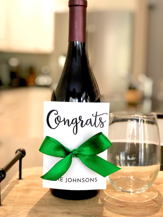 Editable, Personalized Wine Gift Tags, INSTANT DOWNLOAD, Personalized