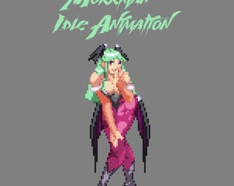 Morrigan Aensland Idle Stream Animation