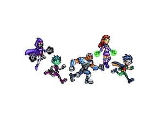 TEEN TITANS Decoration for stream