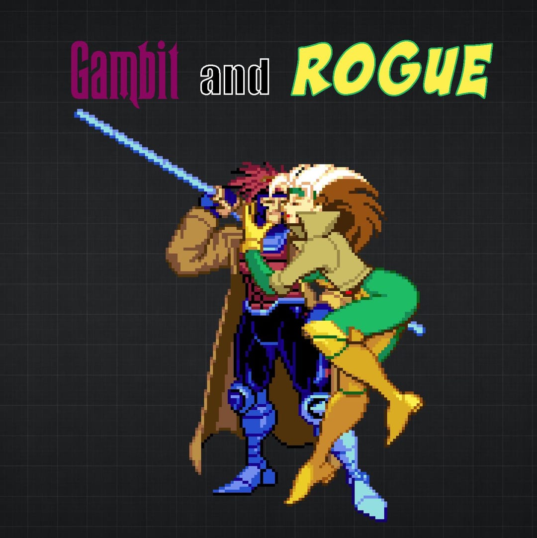 Rogue Alert MARVEL Gambit and Rogue Alert COMBO PACK for Stream - Etsy