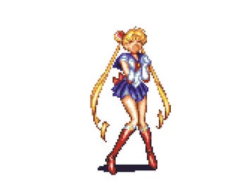 ANIME School Girl Decoration for Stream