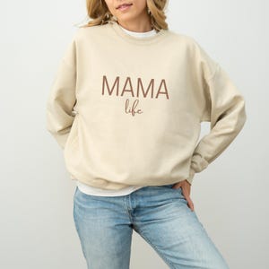 Mama Life Sweatshirt, Mom Life Pullover, mommy sweatshirt, mom life hoodie, mama apparel, cool mom sweatshirt, motherhood shirt, new mom