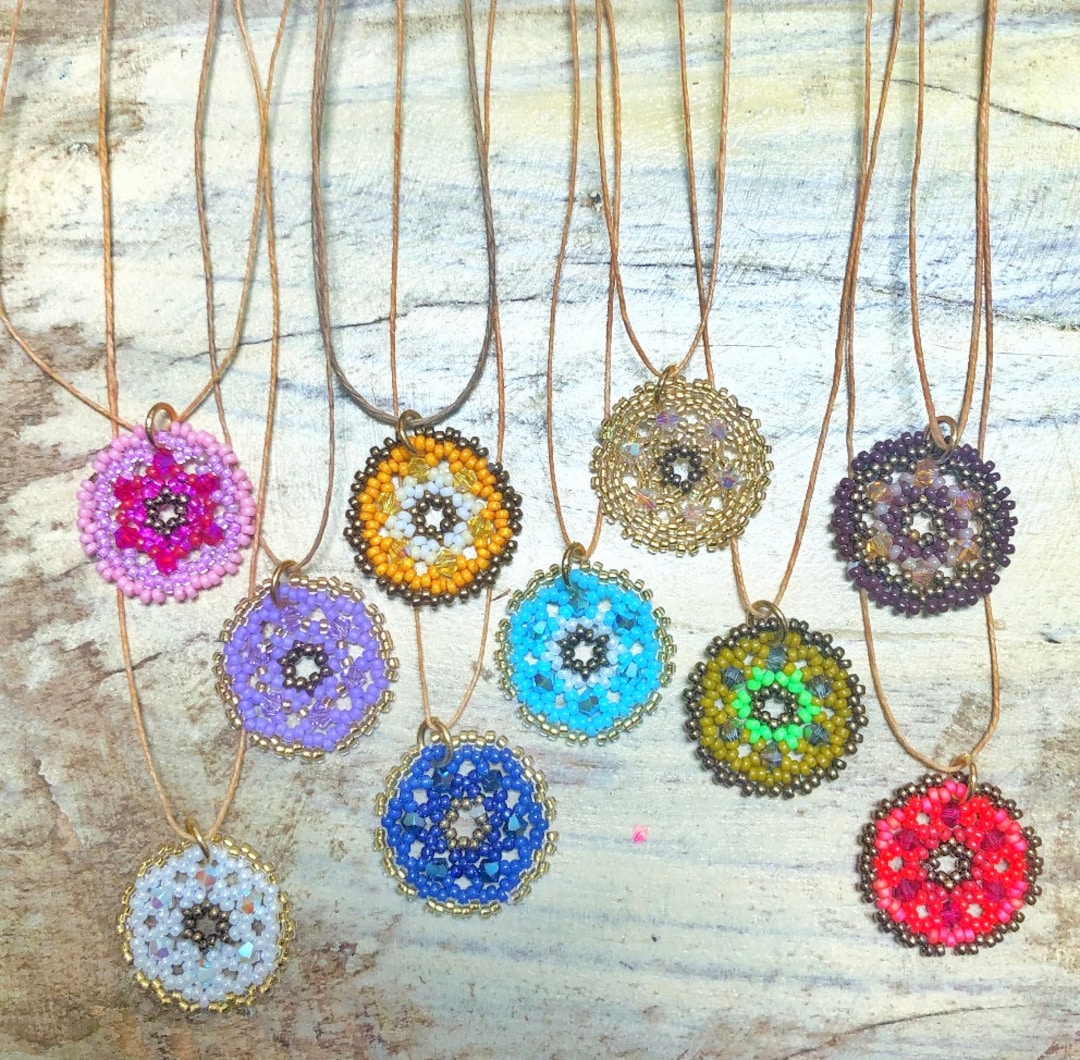 LILY LAMBERT Small Dreamer Mandala Necklace Etsy