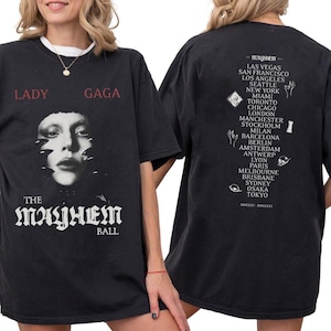 Lady Gaga Mayhem Ball Tour Shirt, Lady Gaga The Mayhem Shirt, Lady Gaga Shirt, Lady Gaga Merch, Lady Gaga Mayhem Album Tee, Lady Gaga Tour