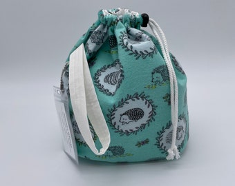 Hedgehog Portraits Project Bag Stuff Sack Small