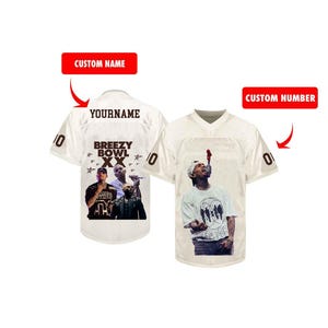 Personalized Chris Brown 2025 Football Jersey: Breezy Bowl XX Shirt