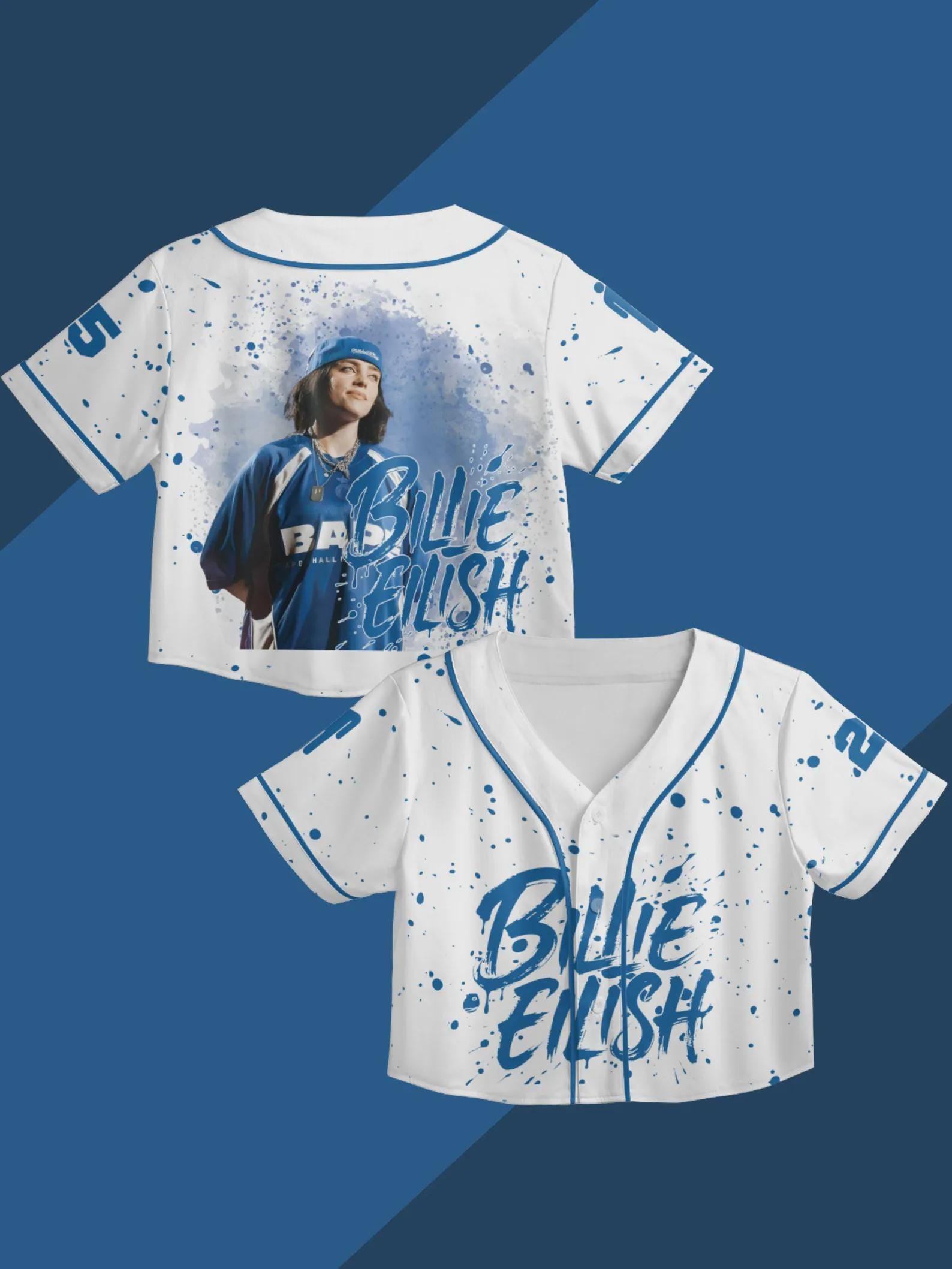 Billie Eilish Jersey - Etsy Canada