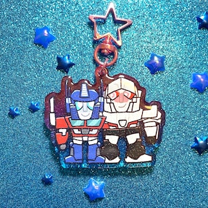 Transformers Earthspark Megop Glitter Epoxy Charm