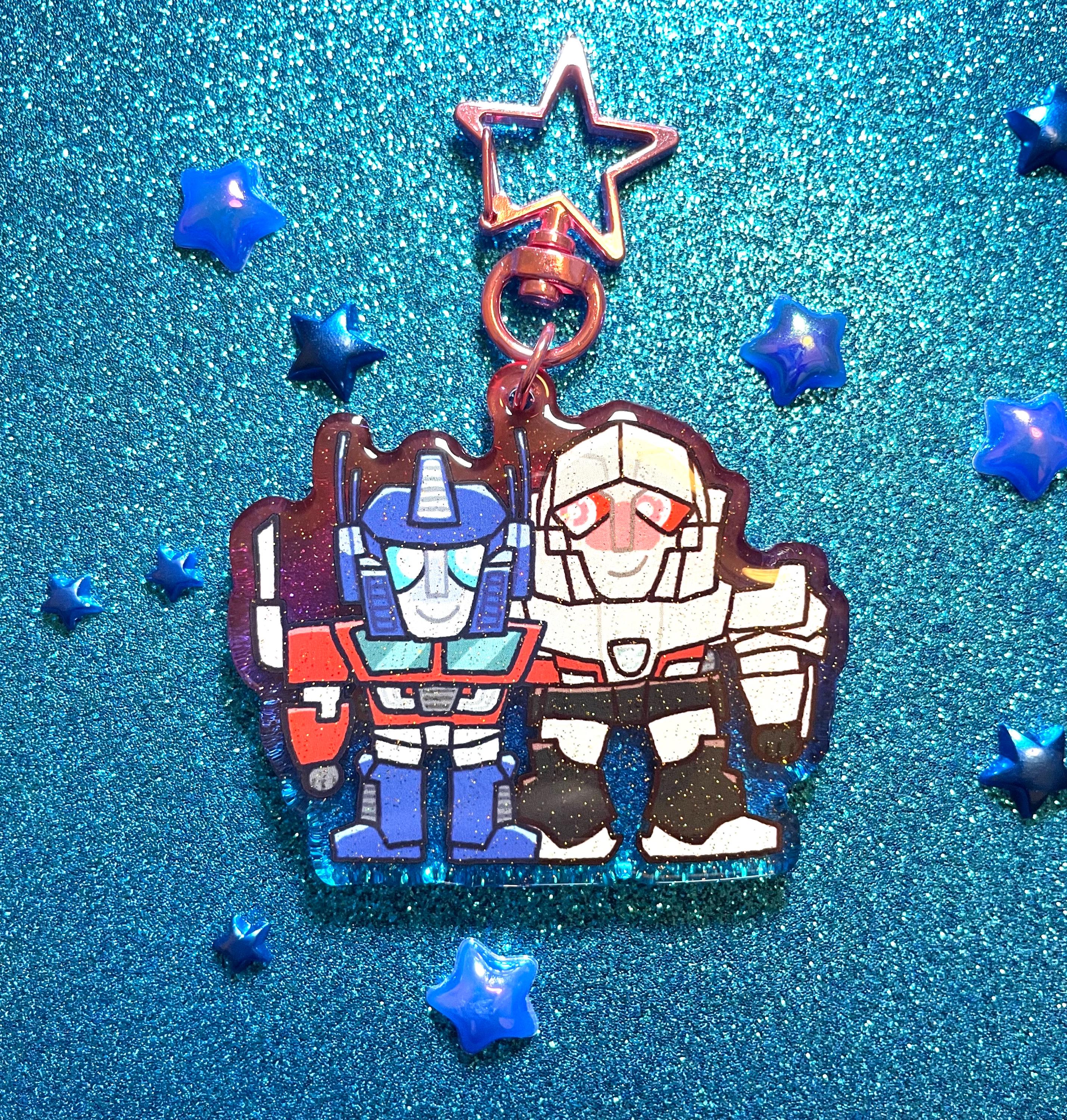 Transformers Earthspark Megop Glitter Epoxy Charm
