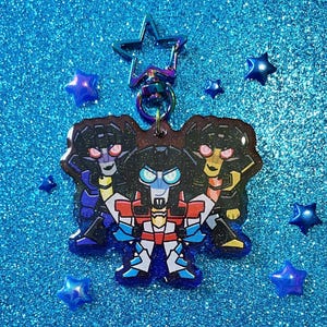 Transformers Earthspark Seekers Glitter Epoxy Charm