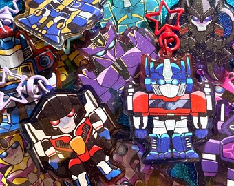 Transformers One Glitter Epoxy Charms