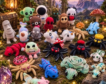 3D gedruckte Fantasy Figuren – Haniis Sammelfiguren