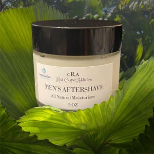 Mens Aftershave Moisturizer, natural ingredients