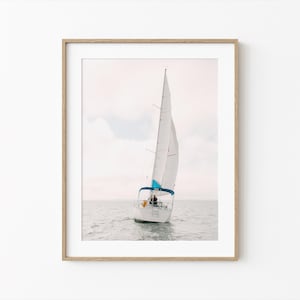 Sailboat Fine Art Photography Print | Nautical Home Decor | Boat Home Decor | Beach Home Decor | Coastal Wall Art | Sailboat Art Print