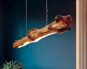 Rustic Reclaimed Wood Chandelier: Farmhouse Pendant Lighting