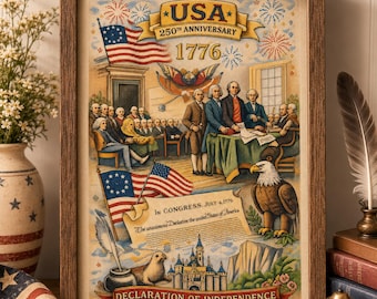 Kreuzstichmuster zum 250. Jahrestag der Unabhängigkeitserklärung der USA (1776) – Patriotisches Stickmuster (PDF)