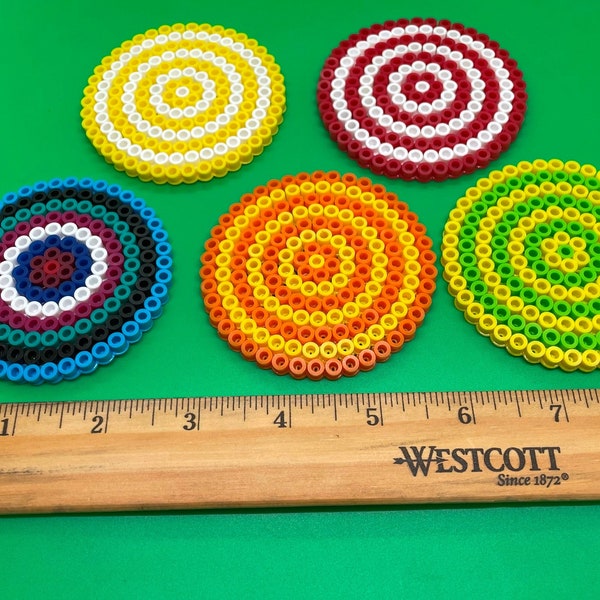 Perler Bead Coasters Etsy
