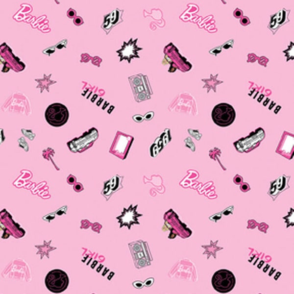 Barbie Fabric by the Yard - Etsy
