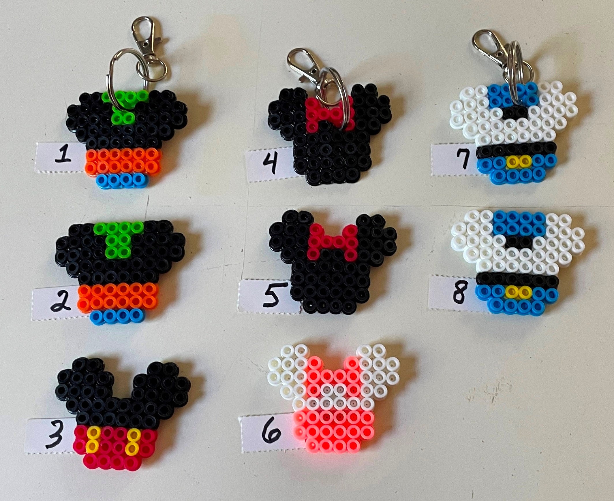 Disney Character Perler Beads Perler Beads Ideas, Etsy, Minnie lupon