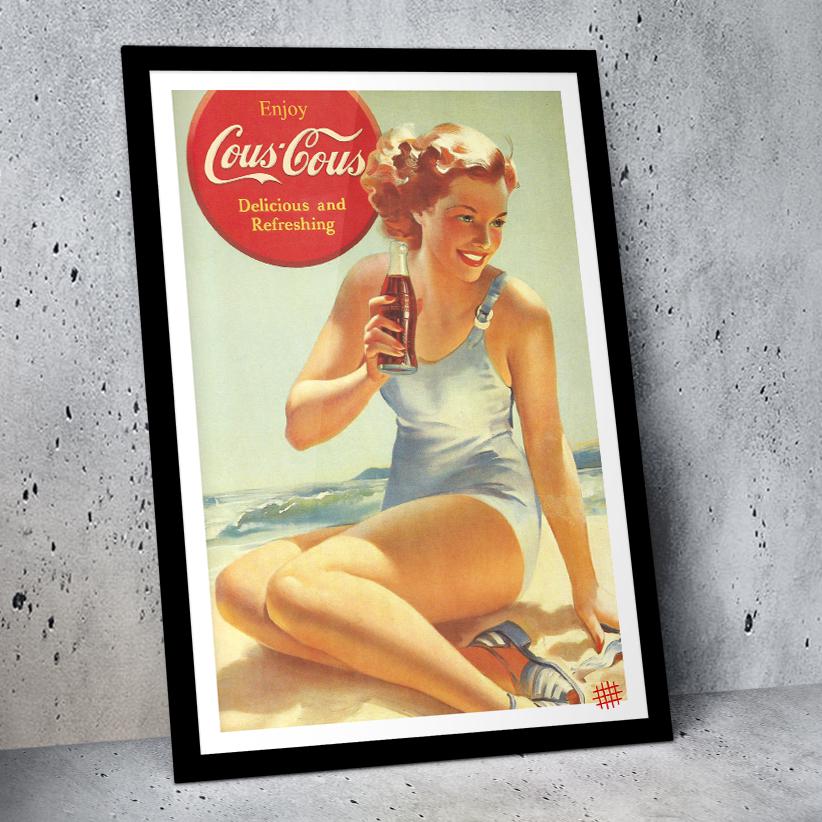 Coca Cola Pinup - Etsy