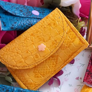 Ensemble de sac "Teddy" : porte-cartes et son étui de beauté