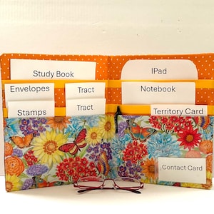 Butterflies - Ministry Folder - JW Service Organizer - IPad Organizer - Magazine and Tract Holder