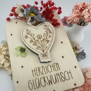 Personalisiertes Geldgeschenk- Holzkarte Geburtstagsgeschenk – Geldgeschenk Geburtstag mit Gravur