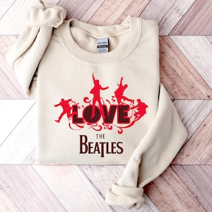 The Beatles Love Shirt, Peace Love Beatles, Rock Band Shirt, Gifts For Fans, Beatles Lover Shirt, The Beatles Gift, Beatles Music Shirt