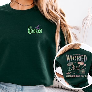 Wicked Change For Good Shirt, Defy Gravity Broomstick Magic Wand, Wizard Movie Fan Shirt, Wicked Musical Fan Gift, Wizard of Oz,Wicked Shirt