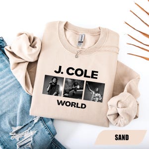 J Cole World Sweatshirt, J Cole Hoodie, Gifts For Music Lover, Rap Hip Hop Sweater, Concert Tour, J Cole Merch, Gift For Her, Gift For Him