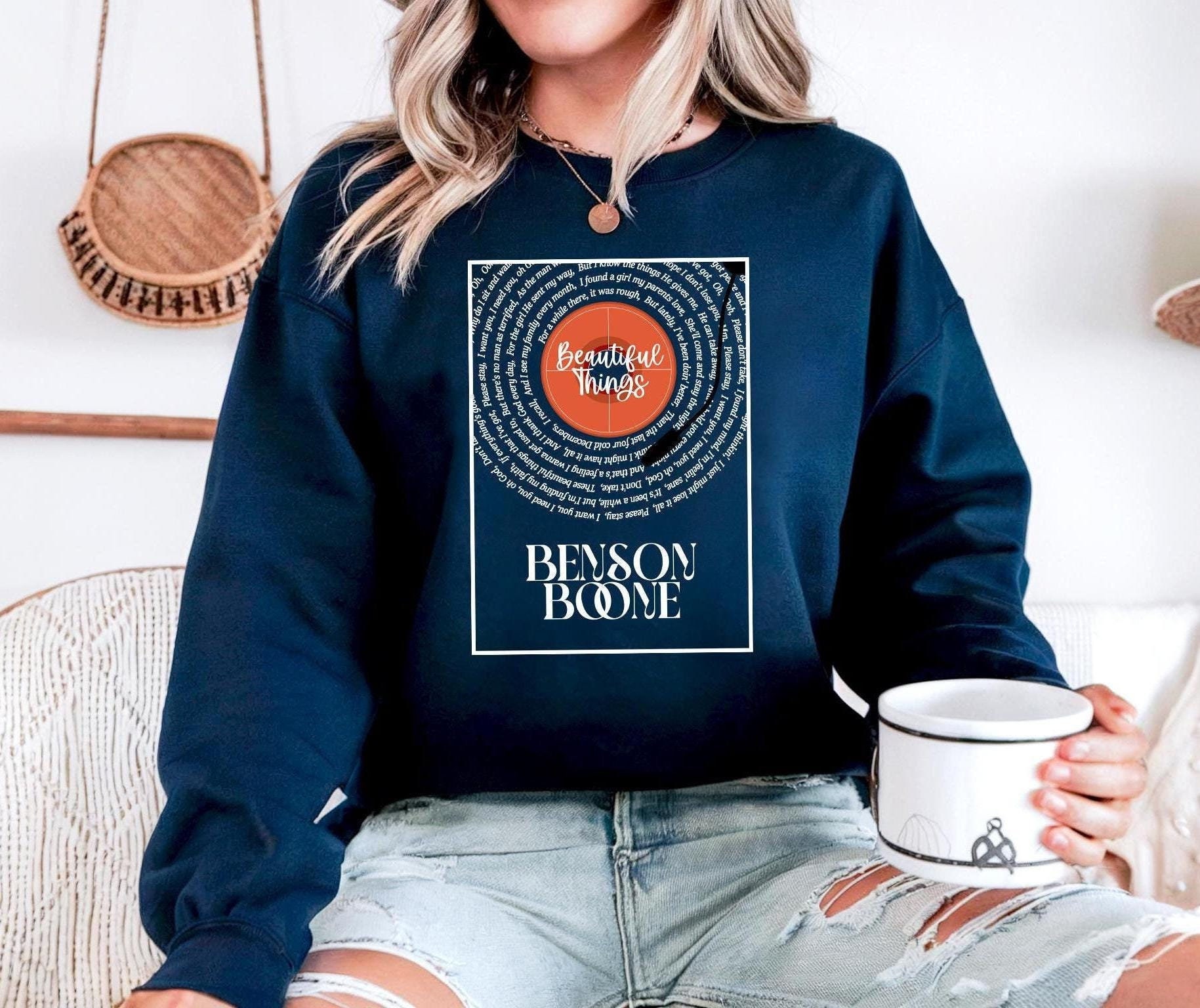 Sweat À Capuche Humoristique Benson Boone Sweat À Capuche À Manches