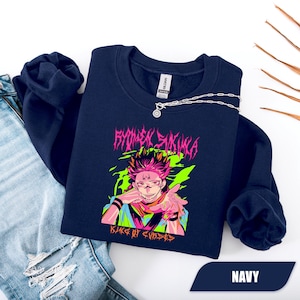Sukuna Ryomen Sweatshirt, Sukuna Hoodie, King Of Curses Shirt, Anime Sweatshirt, Anime Lovers Gift, Anime Shirt, Anime Tee, Anime Gifts