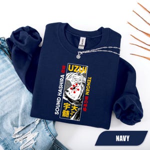 Tengen Uzui Anime Sweatshirt: Sound Hashira Manga Merch
