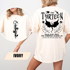 The Thirteen Throne Of Glass Shirt, From Darkness Claim Us T-shirt, Bookish Gift, Fantastic Reader Shirt, Sjm Merch, We Are The Thirteen Tee