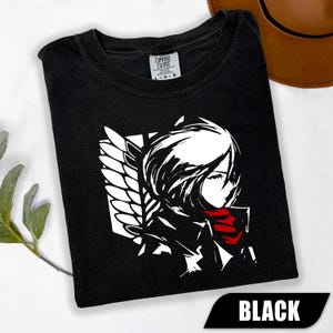 Mikasa Shirt, Mikasa Ackerman T-Shirt, AOT Anime Shirt, Attack On Titan Shirt, AOT Merch, Anime Graphic Tees, Gift For Him, Gift For Her