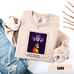 Princess Snow White Sweatshirt, Pick Your Poison Babe I’m Poison Either, Evil Queen Hoodie, Disney Girls Birthday Gift,Disney Princess Merch