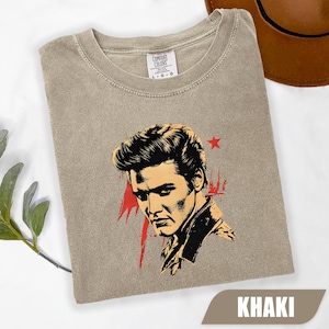 Elvis Presley Retro Shirt, Elvis Presley Gift, Elvis Presley Merch, Gift for Elvis Presley Fan, Elvis Presley Lovers T-Shirt, King Of music