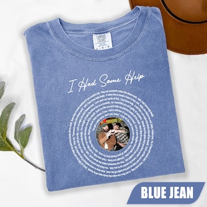 I Had Some Help Song Lyric Shirt, Wallen And Malone Shirt, Post Malone Music T-shirt, Posty Rapper Shirt, Post Malone Fan Gift, Gift For Her