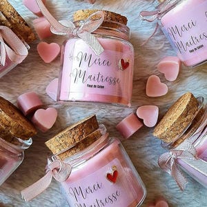 50ml personalized candle – Wedding, baptism, birthday, teacher guest gift – choice of fragrance – ATSEM