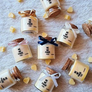 Mosquito repellent candle, citronella candle, personalized candle