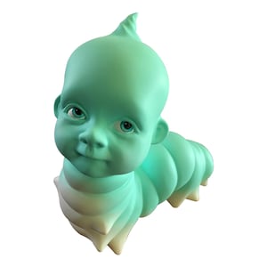 Wormbaby Caterpillar Baby Head Oddity Etsy