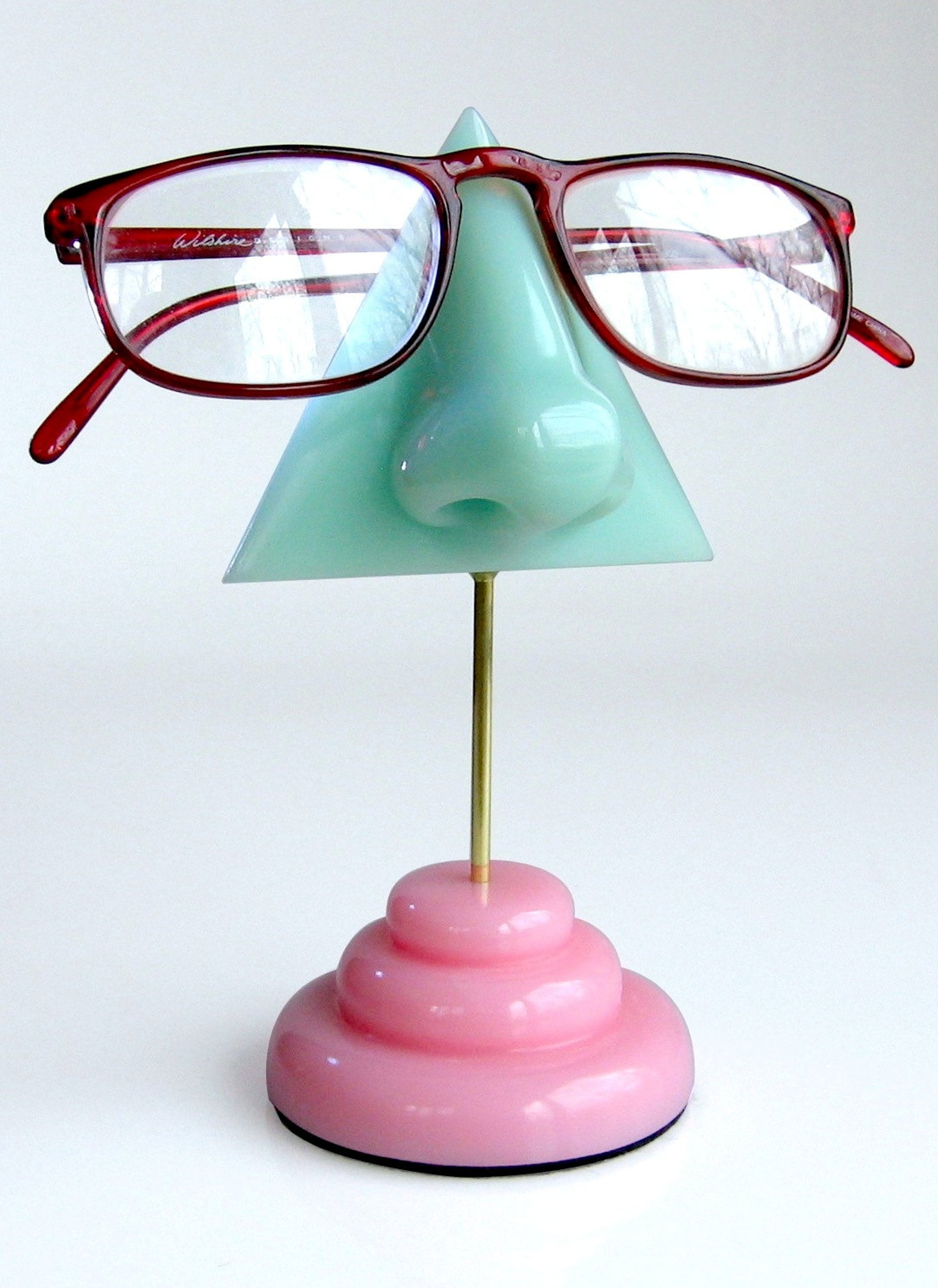 Nose eyeglass holder mint green, extra chic