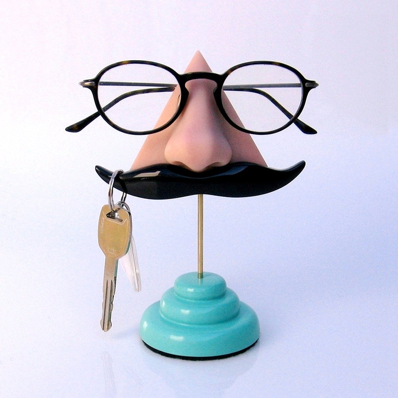 Eyeglass display stand,handlebar mustache image 2